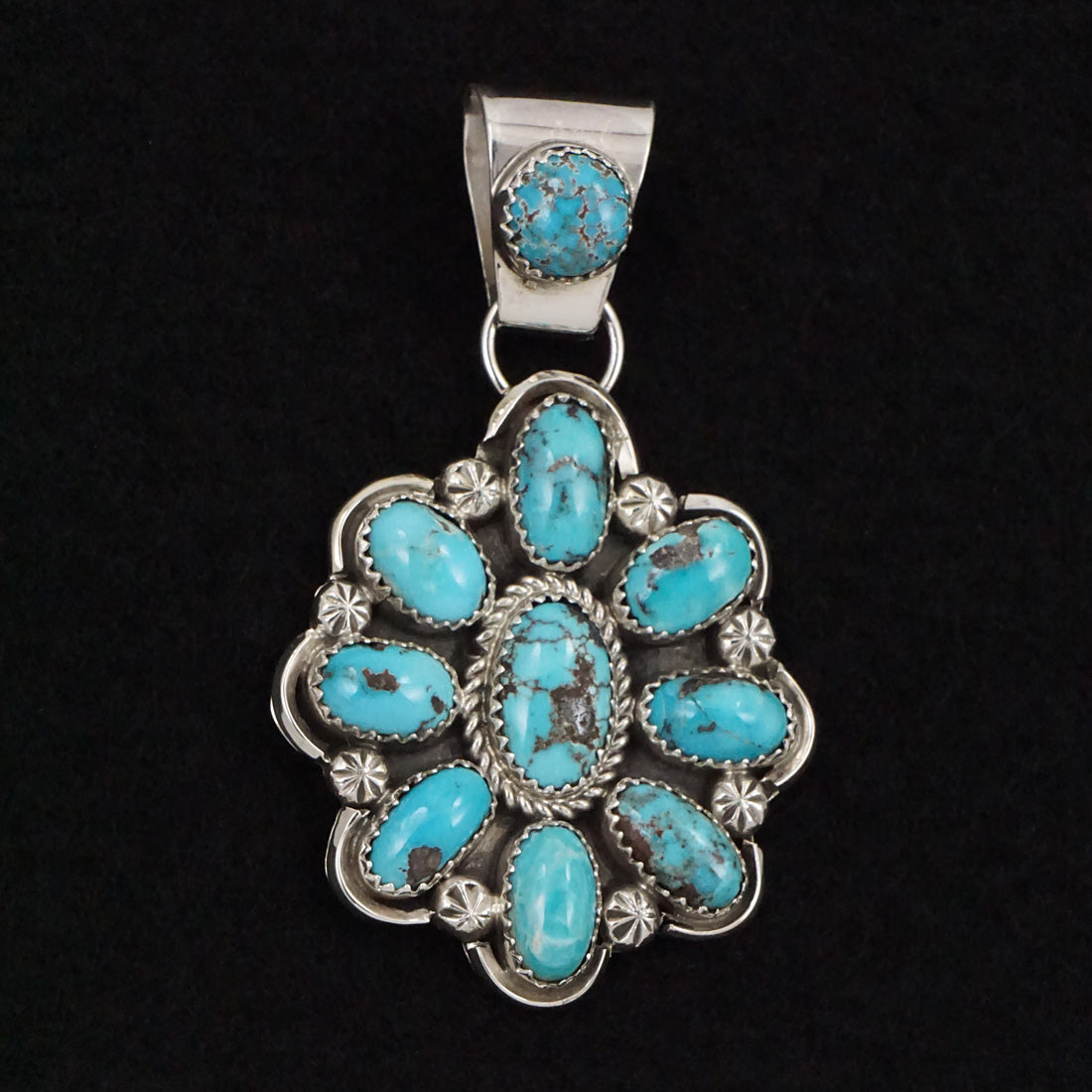 Eunise Wilson Turquoise & Sterling Silver Pendant