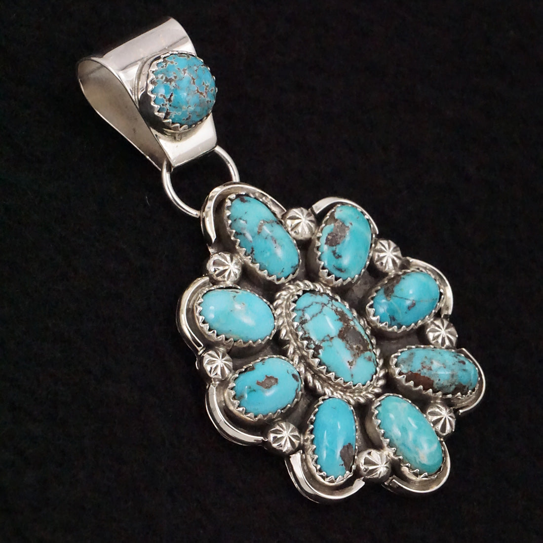 Eunise Wilson Turquoise & Sterling Silver Pendant