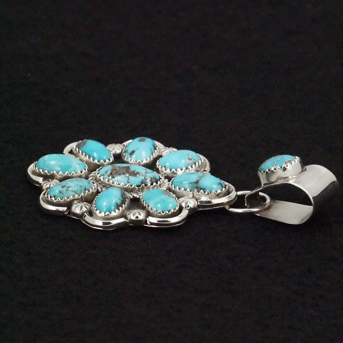 Eunise Wilson Turquoise & Sterling Silver Pendant