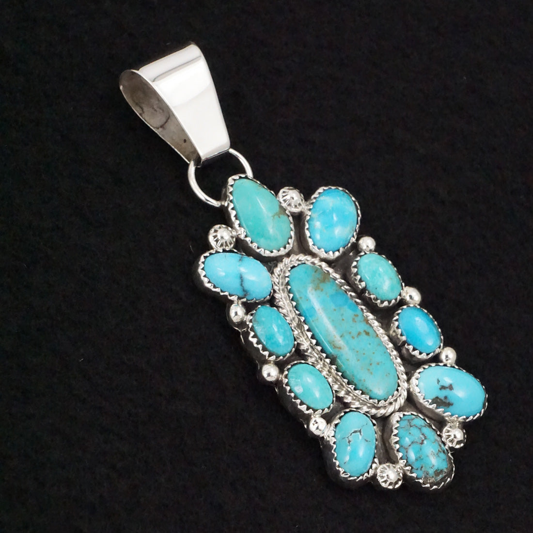 Eunise Wilson Turquoise & Sterling Silver Pendant