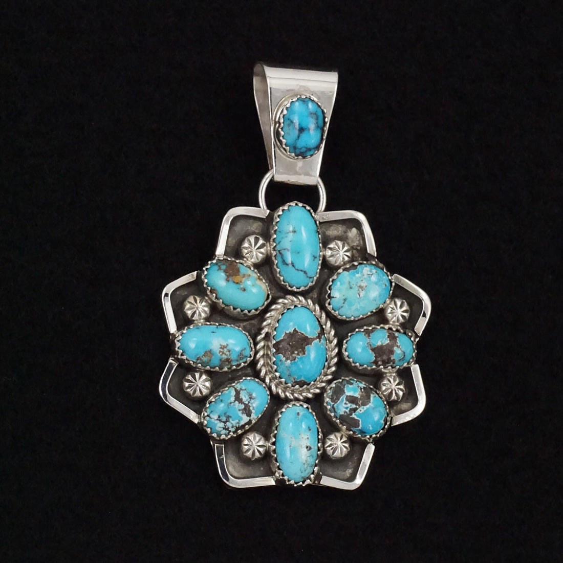 Eunise Wilson Turquoise & Sterling Silver Pendant