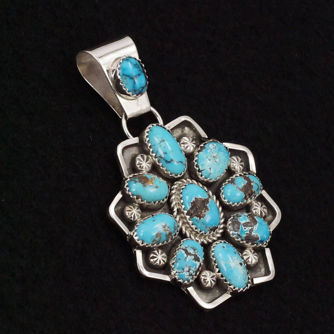 Eunise Wilson Turquoise & Sterling Silver Pendant