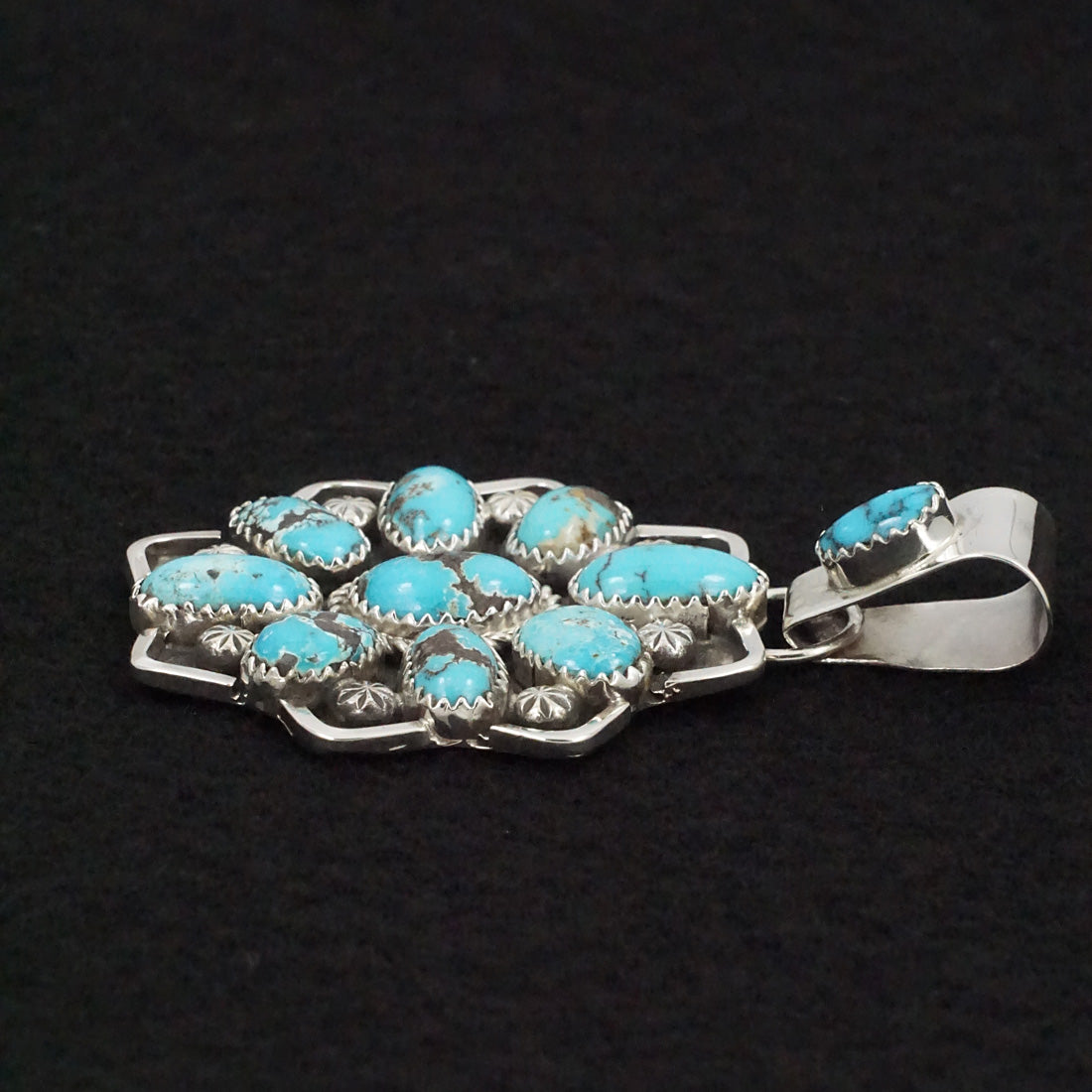 Eunise Wilson Turquoise & Sterling Silver Pendant