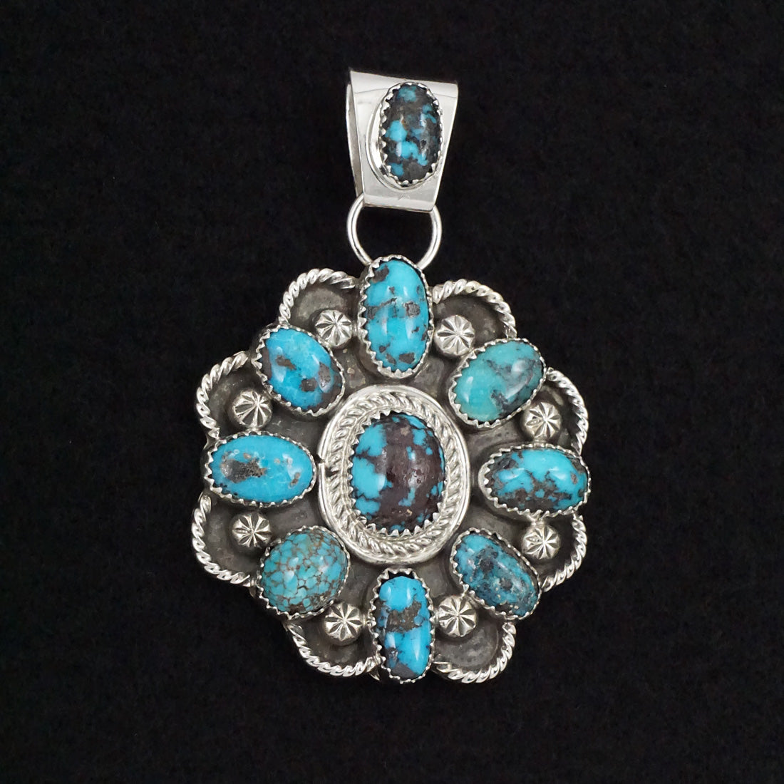 Eunise Wilson Turquoise & Sterling Silver Pendant