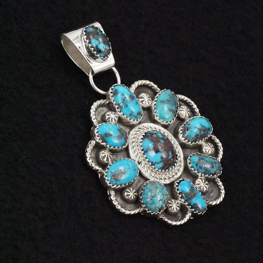 Eunise Wilson Turquoise & Sterling Silver Pendant