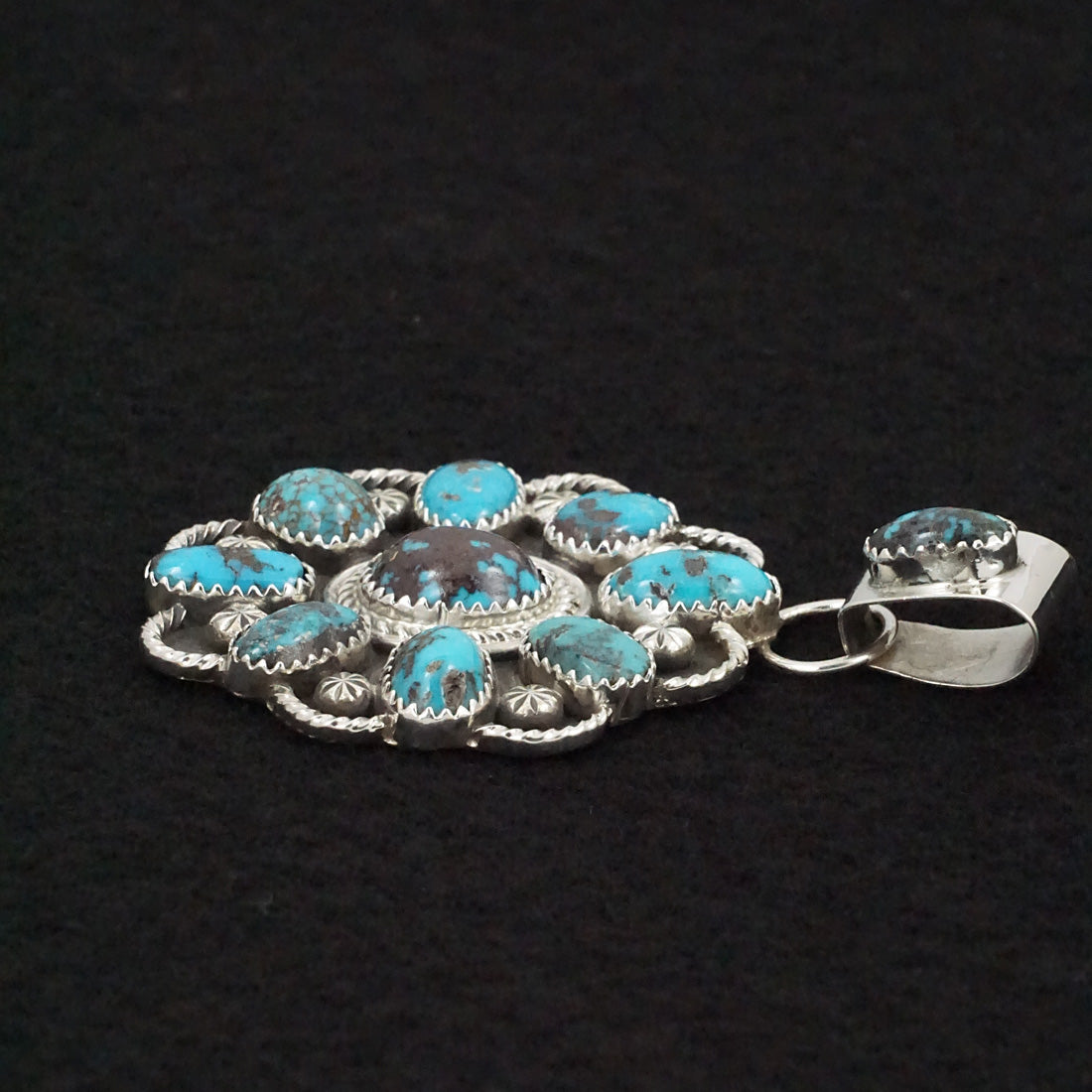 Eunise Wilson Turquoise & Sterling Silver Pendant