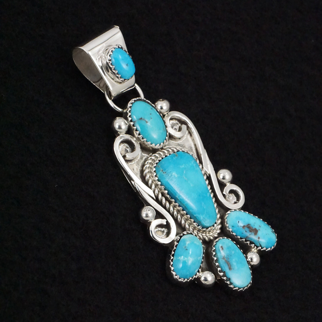 Eunise Wilson Turquoise & Sterling Silver Pendant