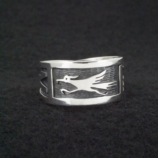 Timothy Mowa Sterling Silver Ring Size 12