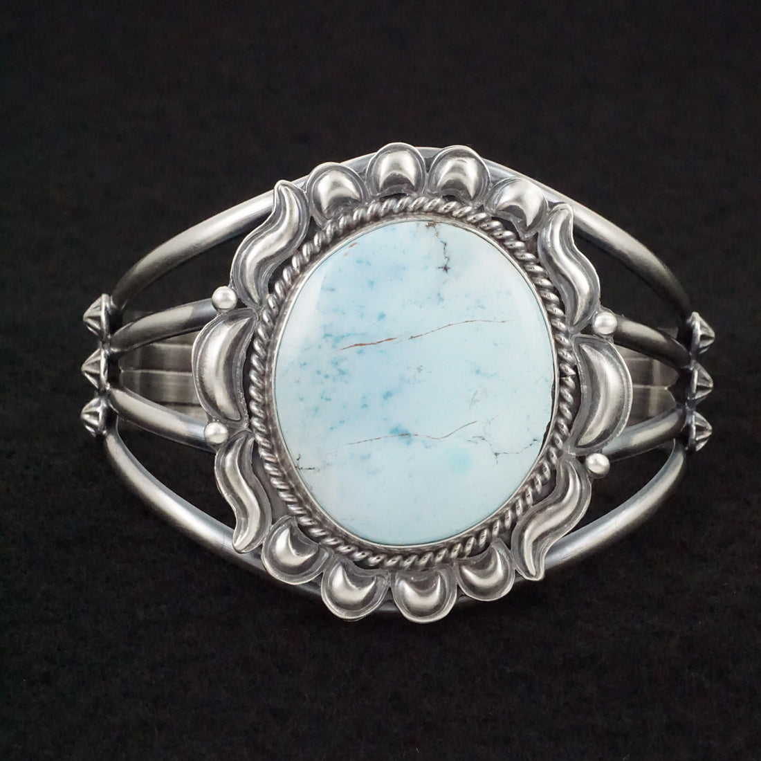 Raymond Delgarito Turquoise & Sterling Silver Bracelet