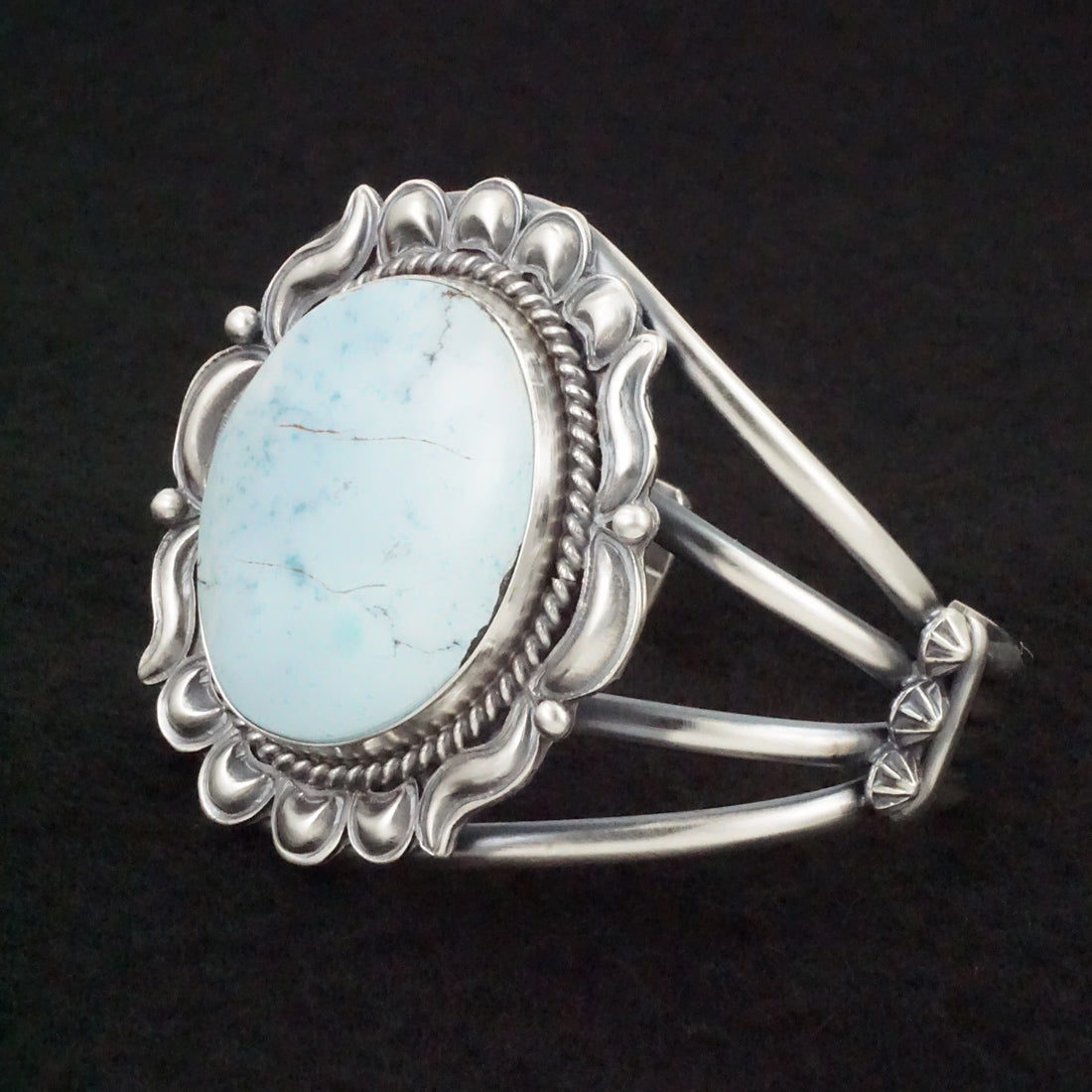 Raymond Delgarito Turquoise & Sterling Silver Bracelet