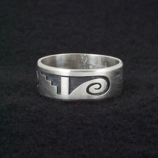 Timothy Mowa Sterling Silver Ring Size 13.25