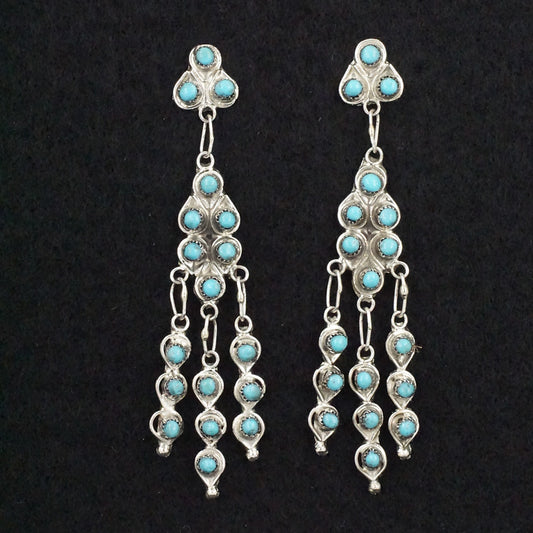 Wayne Johnson Turquoise & Sterling Silver Earrings