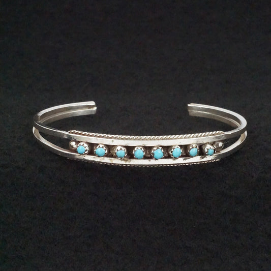 Susie Livingston Turquoise & Sterling Silver Bracelet