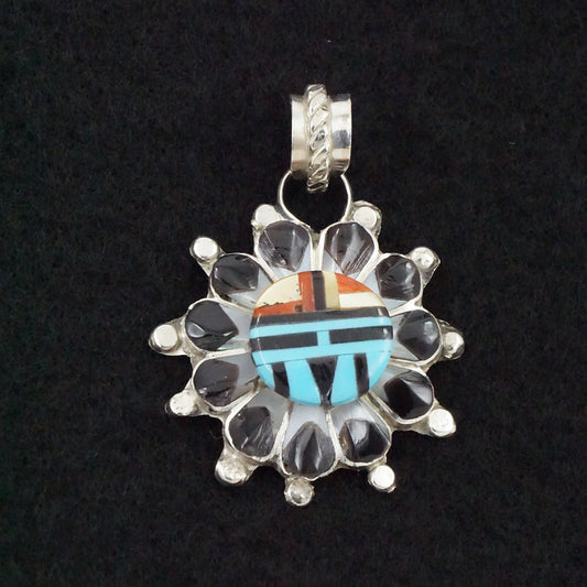 Andrick Dewa Multi-Stone & Sterling Silver Pendant