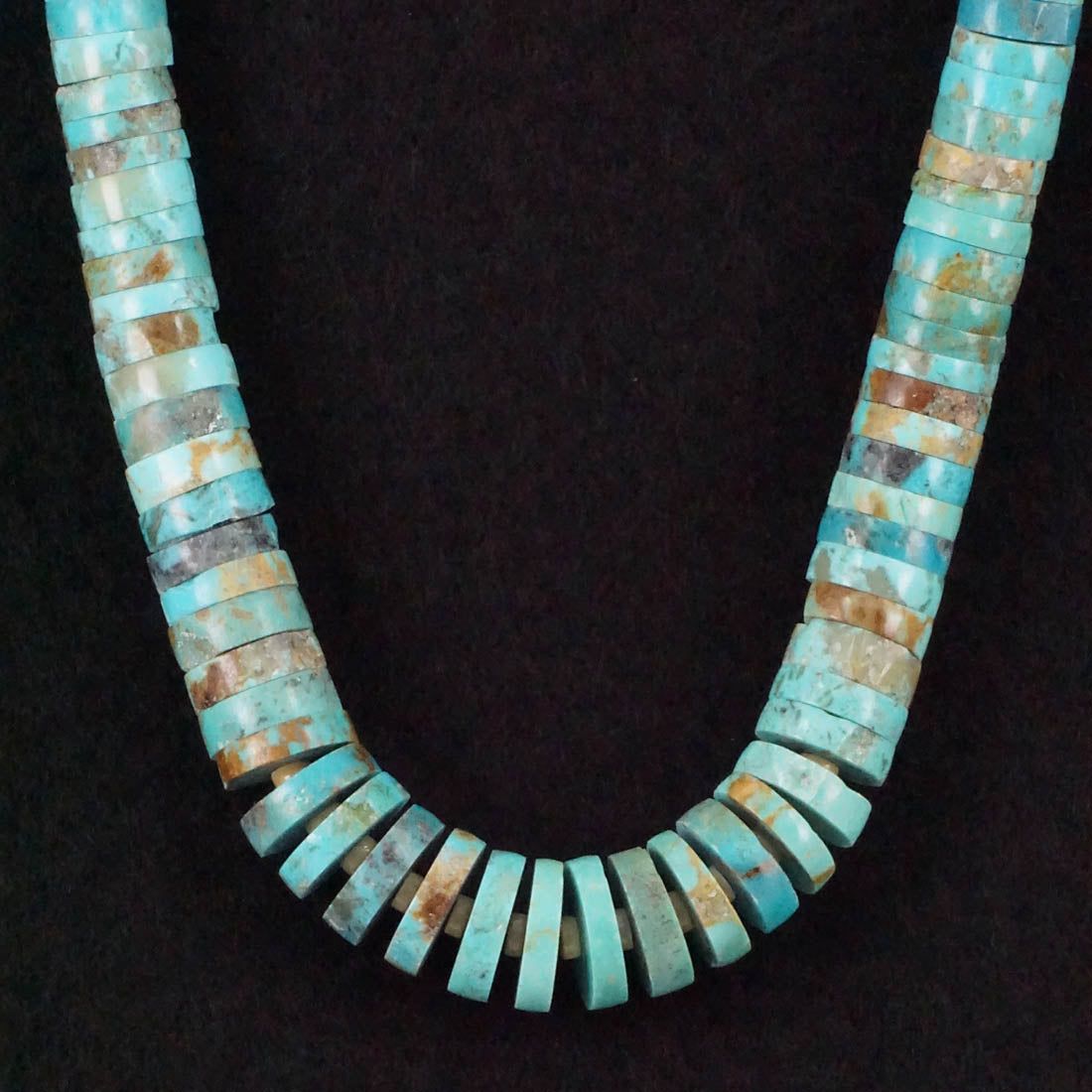 Joe Garcia Turquoise & Sterling Silver Necklace