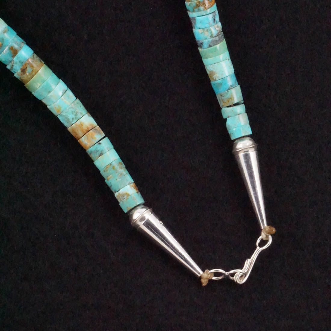 Joe Garcia Turquoise & Sterling Silver Necklace