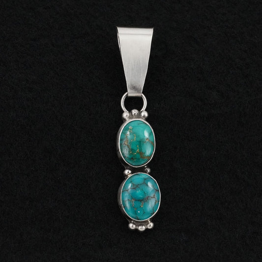 Rena Begay Turquoise & Sterling Silver Pendant