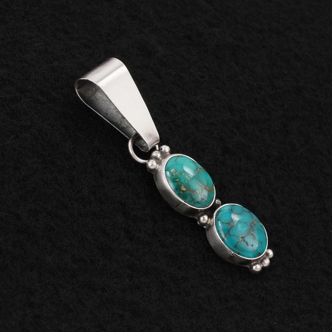 Rena Begay Turquoise & Sterling Silver Pendant