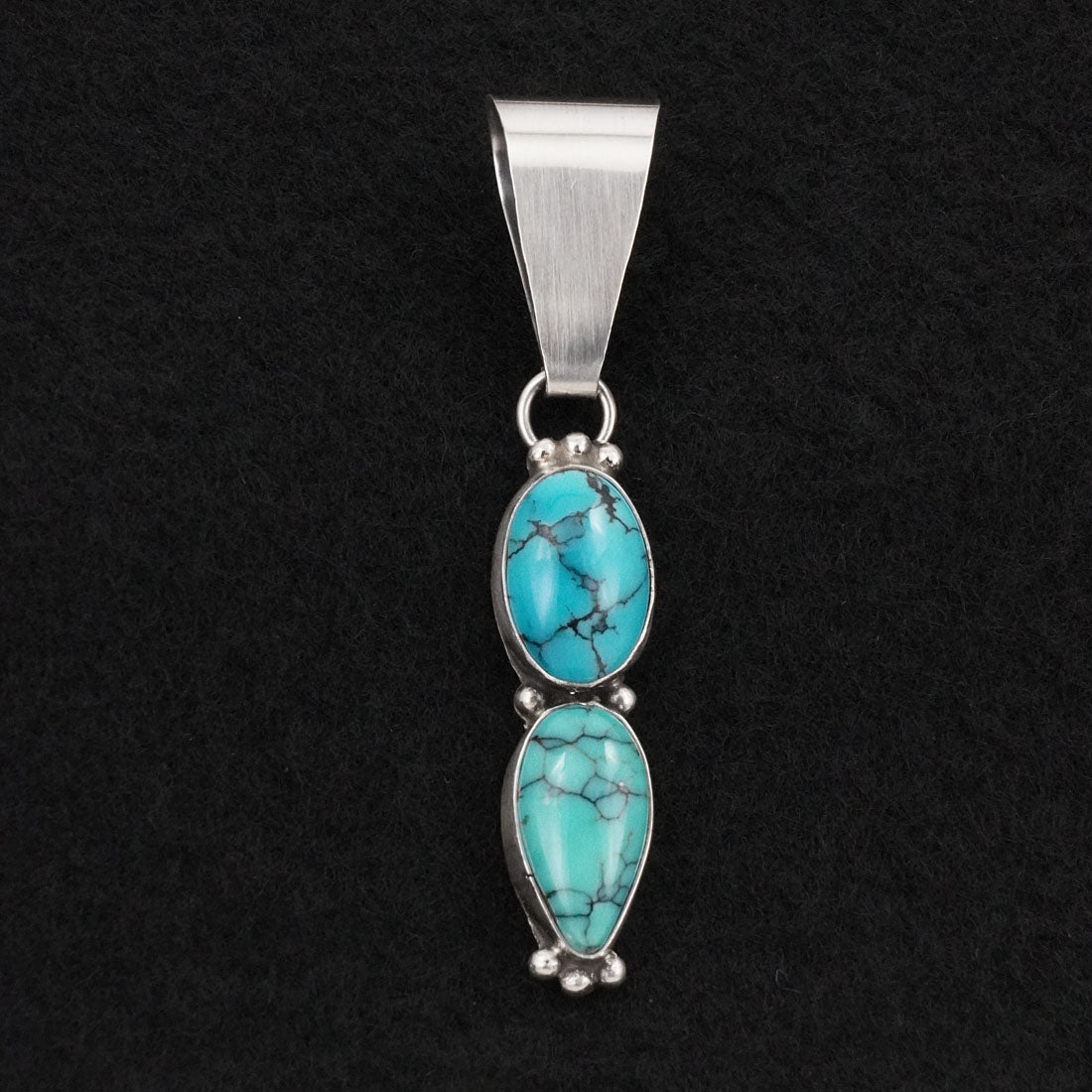 Rena Begay Turquoise & Sterling Silver Pendant