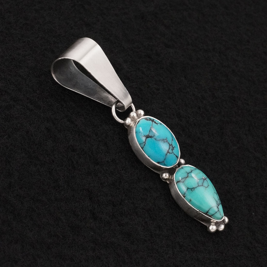 Rena Begay Turquoise & Sterling Silver Pendant