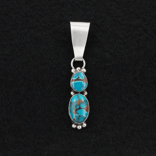 Rena Begay Turquoise & Sterling Silver Pendant