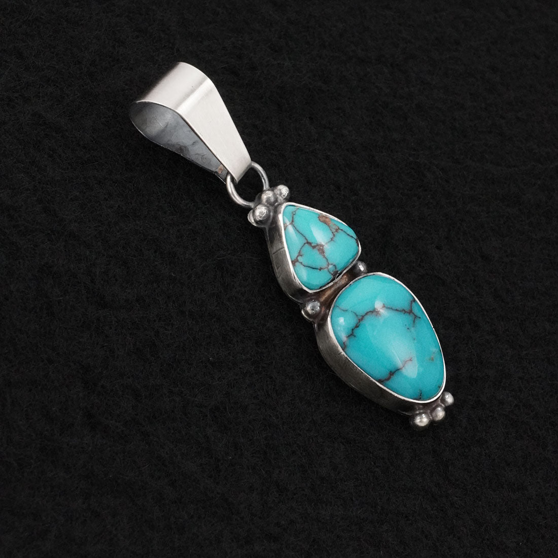 Rena Begay Turquoise & Sterling Silver Pendant