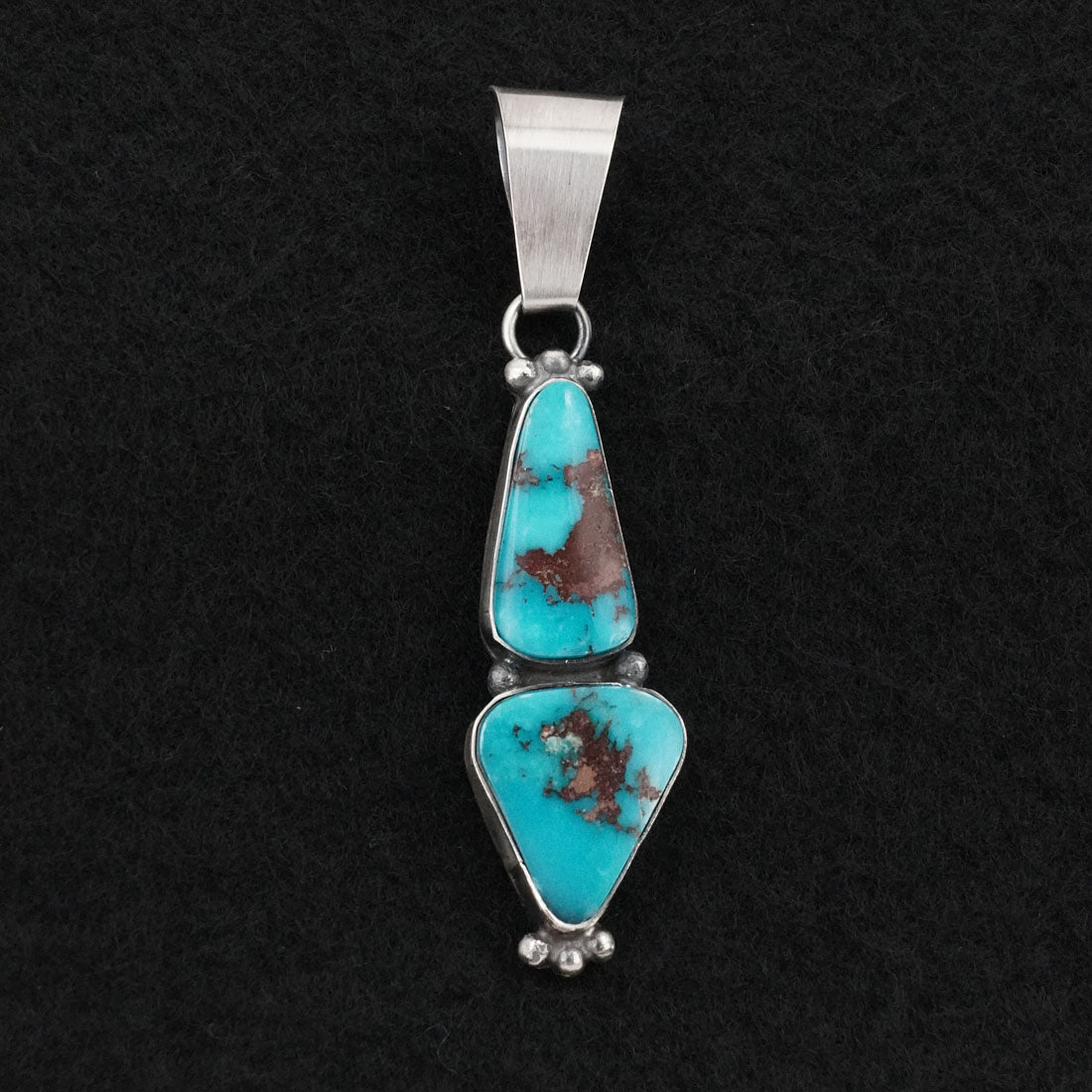 Rena Begay Turquoise & Sterling Silver Pendant