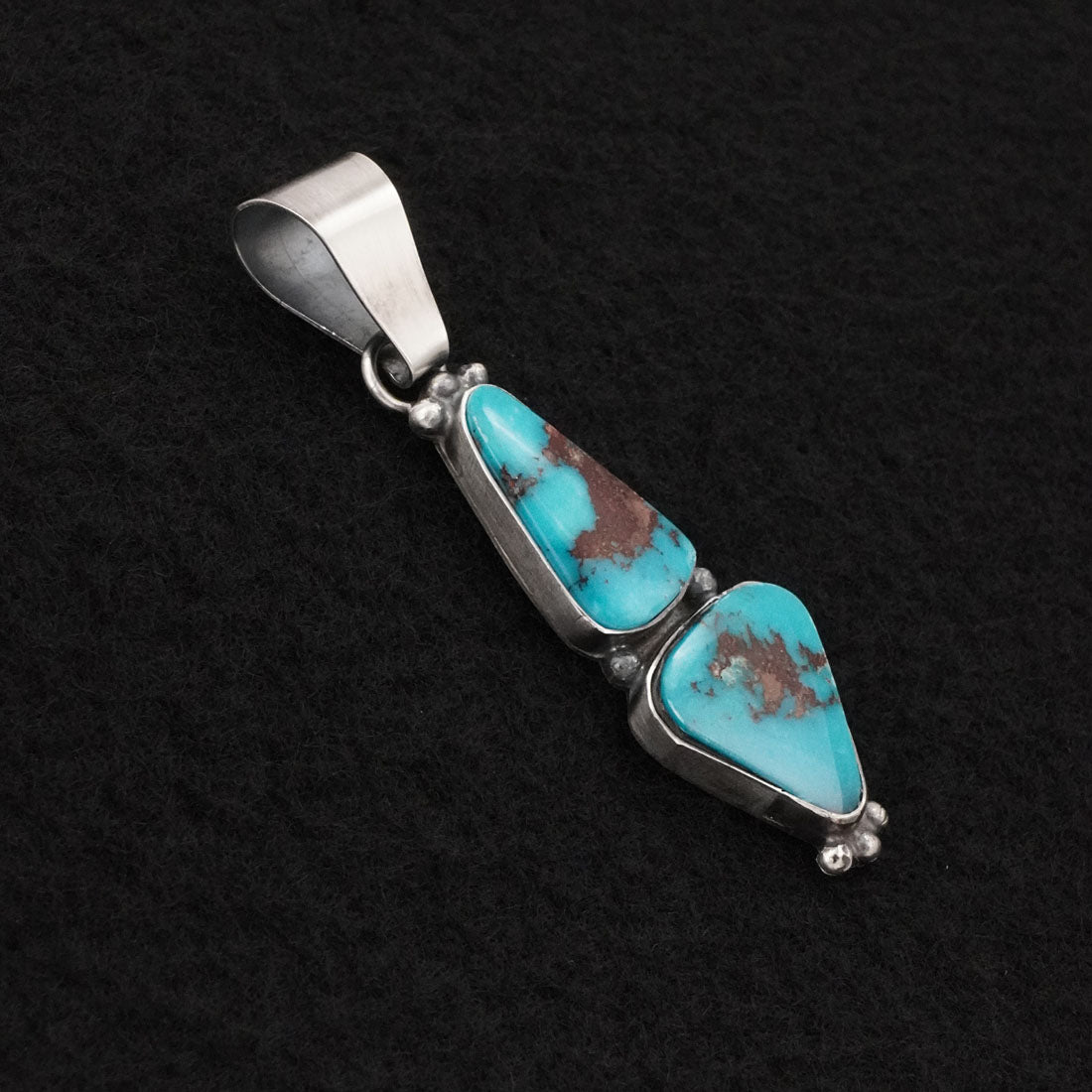 Rena Begay Turquoise & Sterling Silver Pendant