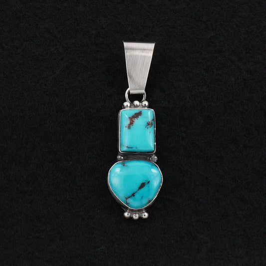 Rena Begay Turquoise & Sterling Silver Pendant
