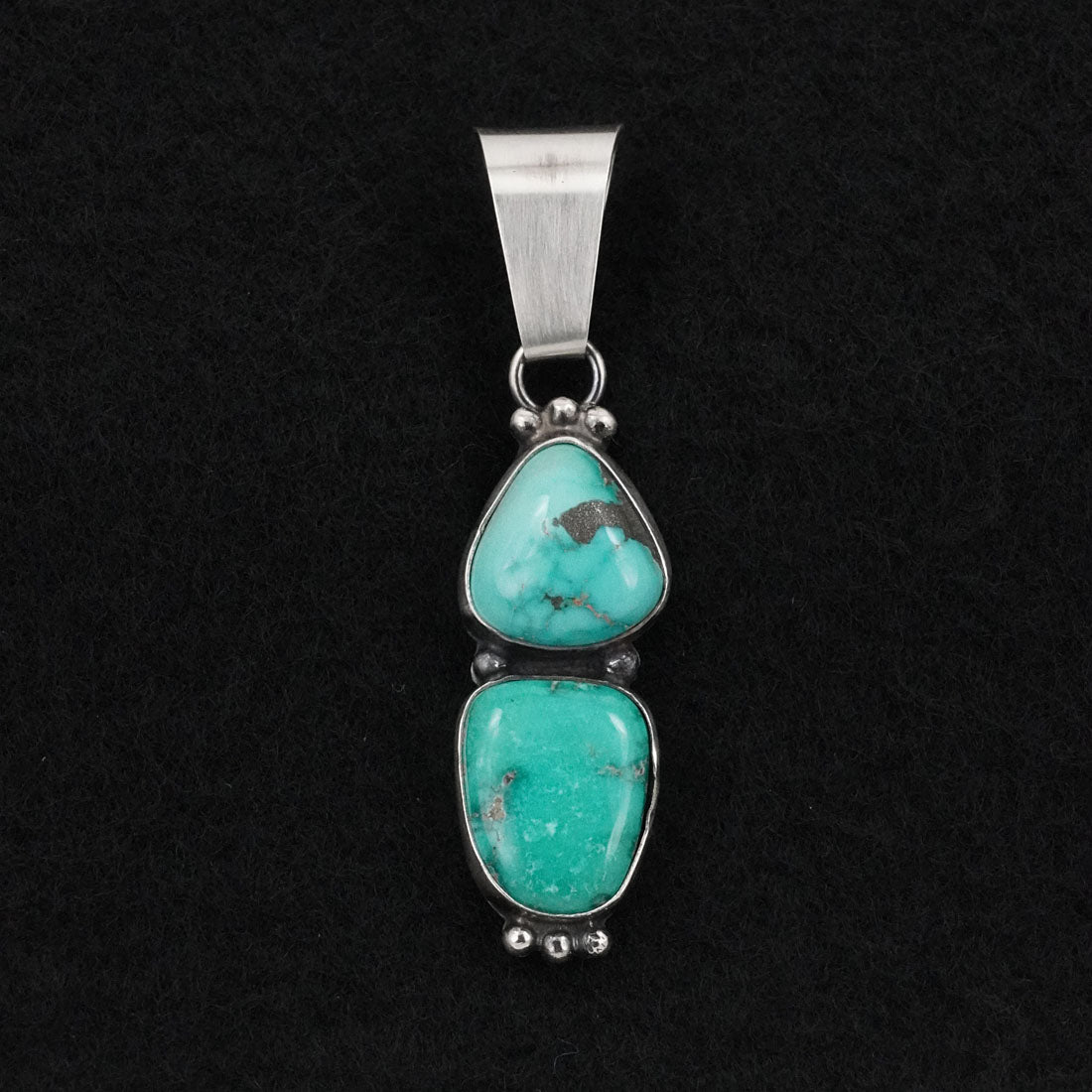 Rena Begay Turquoise & Sterling Silver Pendant