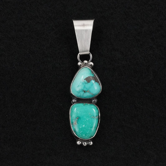 Rena Begay Turquoise & Sterling Silver Pendant