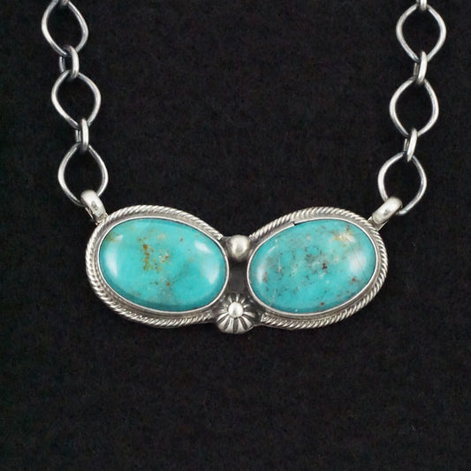 Kathleen Livingston Turquoise & Sterling Silver Necklace