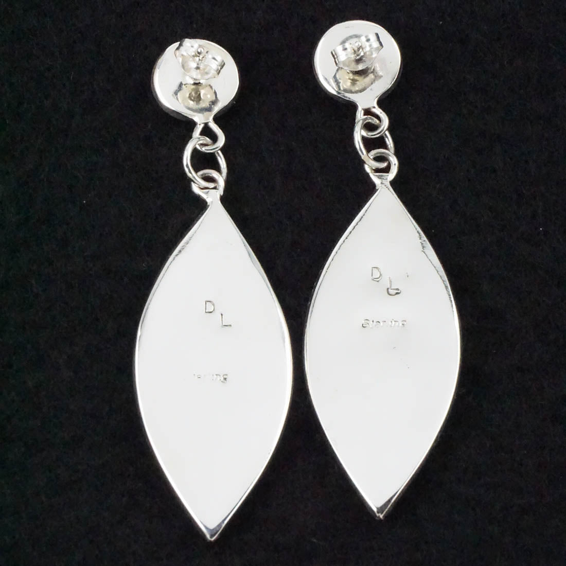 Keith Davis Opalite & Sterling Silver Earrings