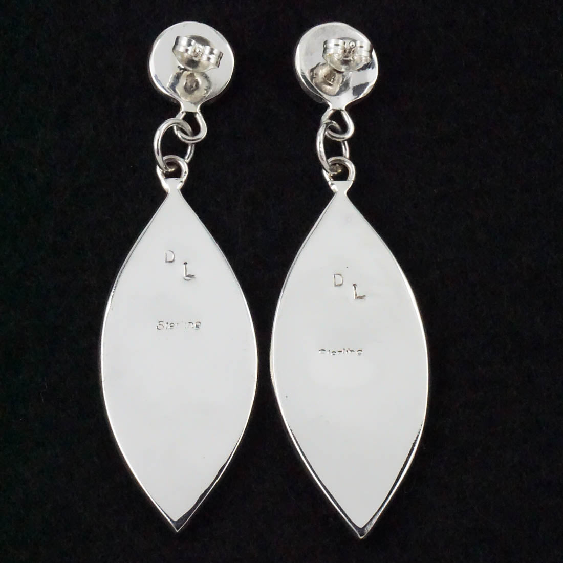 Keith Davis Opalite & Sterling Silver Earrings