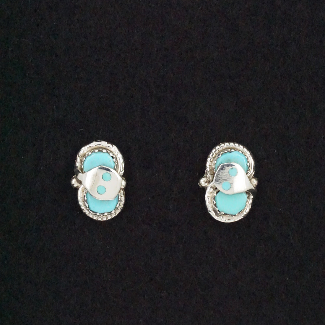 Joy Calavaza Turquoise & Sterling Silver Earrings