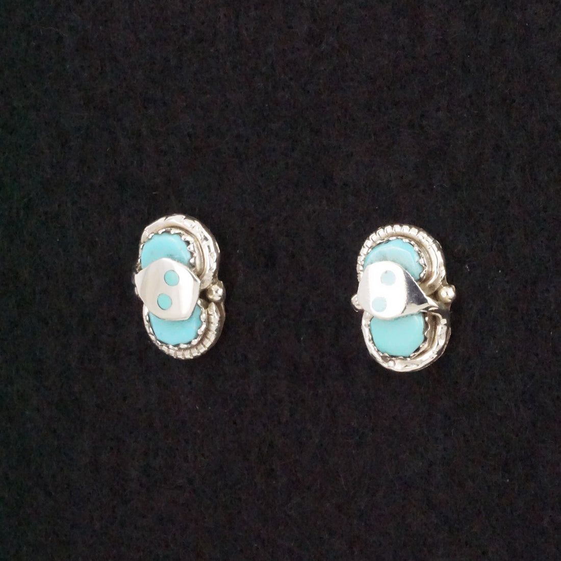 Joy Calavaza Turquoise & Sterling Silver Earrings