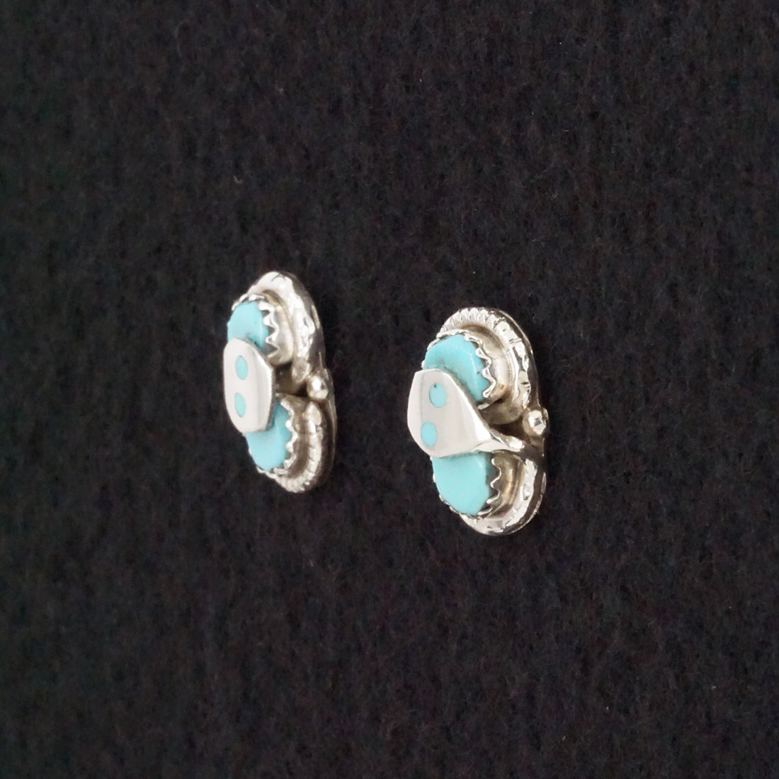 Joy Calavaza Turquoise & Sterling Silver Earrings