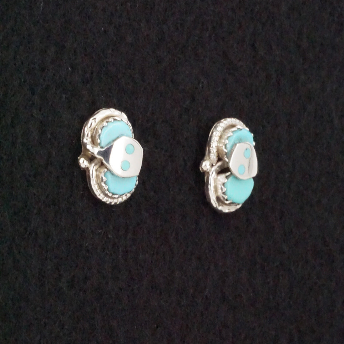 Joy Calavaza Turquoise & Sterling Silver Earrings