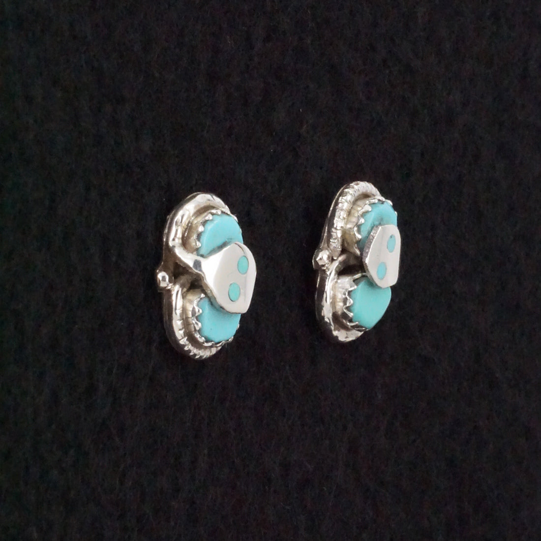 Joy Calavaza Turquoise & Sterling Silver Earrings