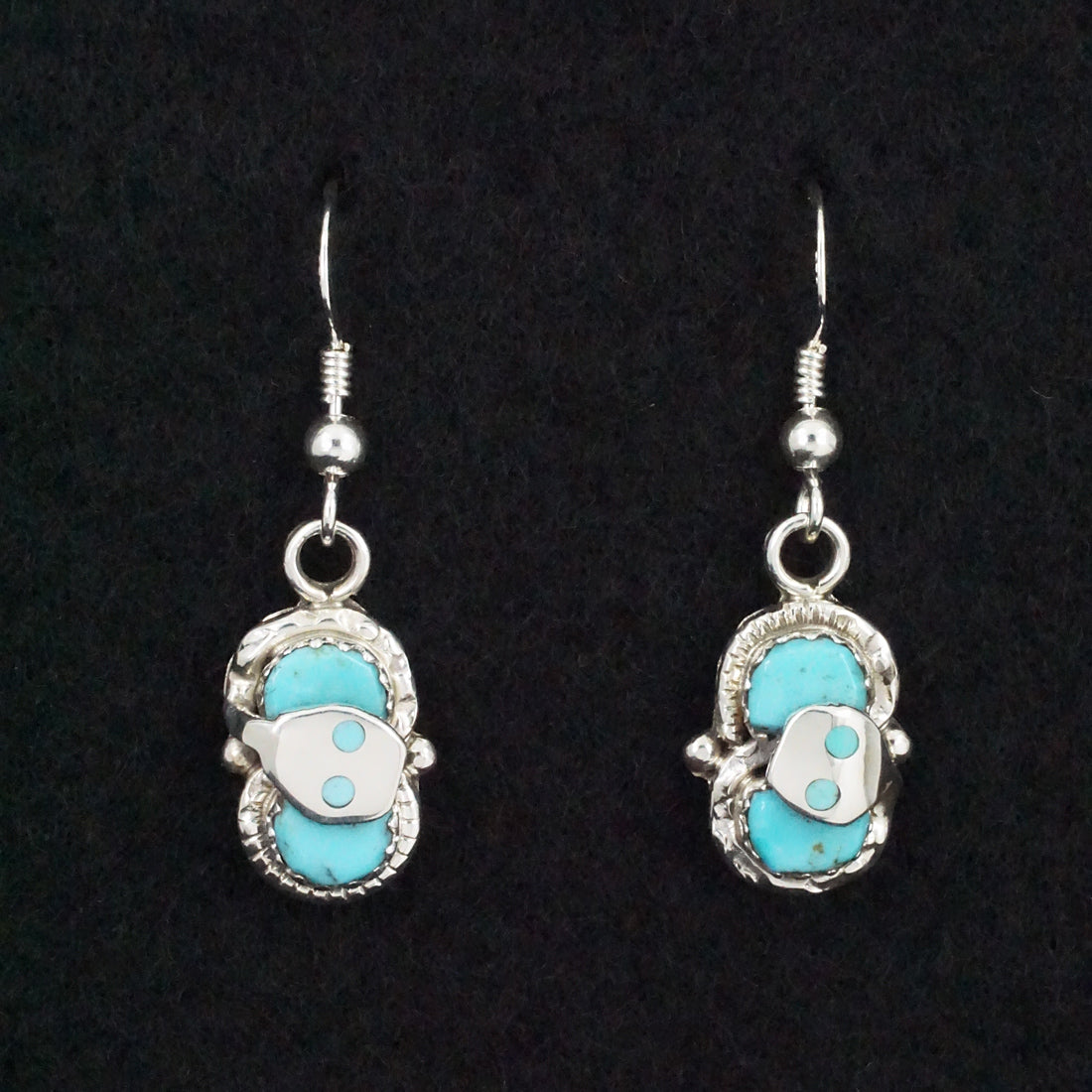 Joy Calavaza Turquoise & Sterling Silver Earrings