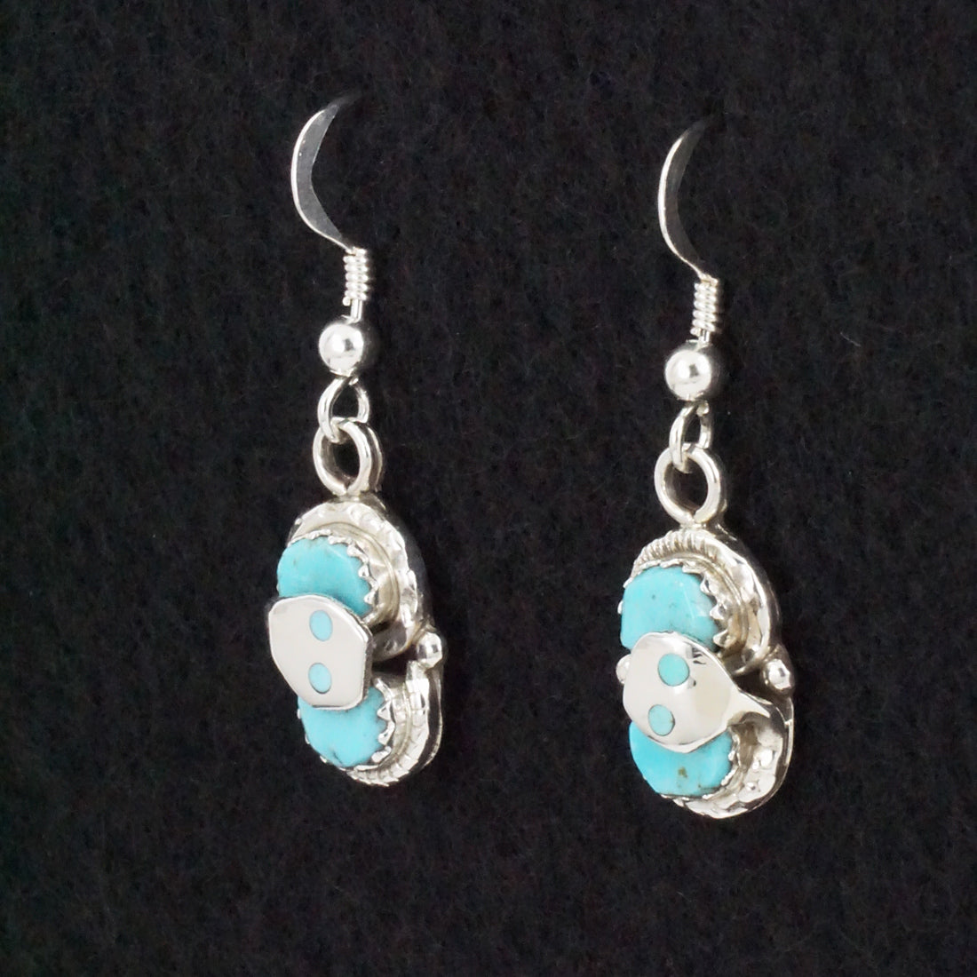 Joy Calavaza Turquoise & Sterling Silver Earrings