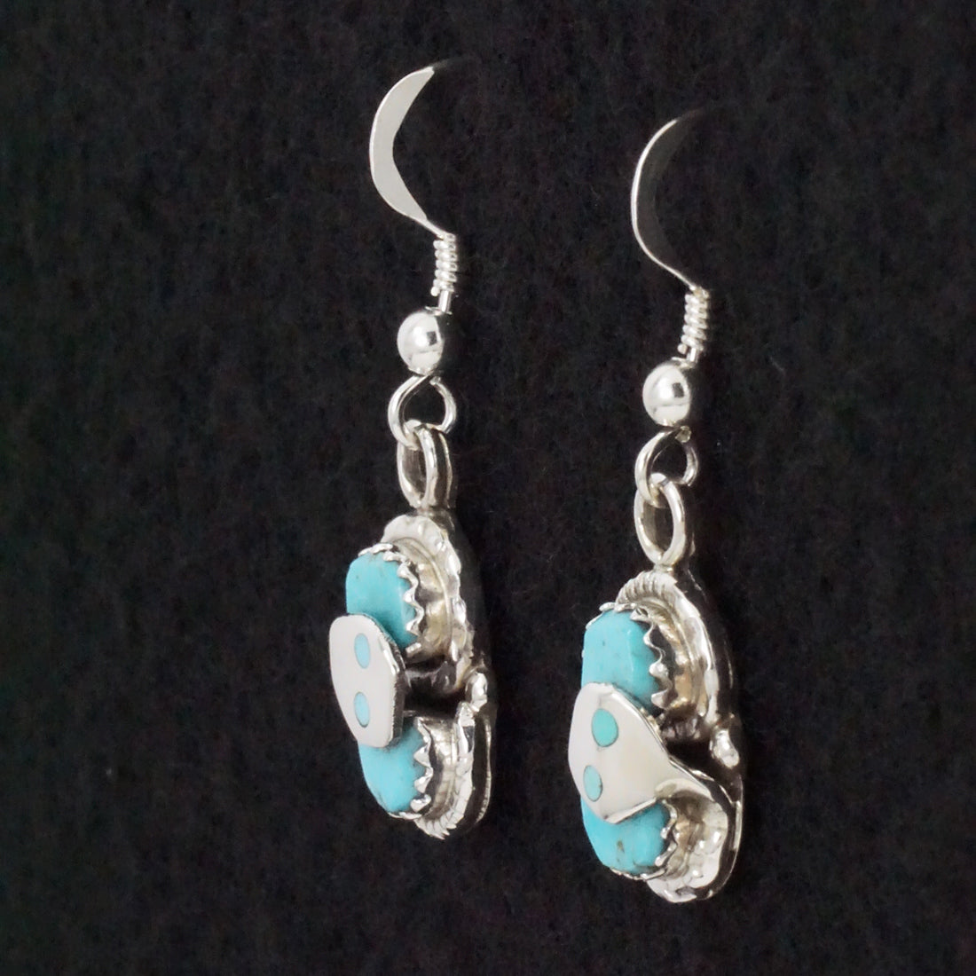 Joy Calavaza Turquoise & Sterling Silver Earrings