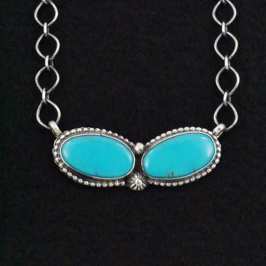 Kathleen Livingston Turquoise & Sterling Silver Necklace