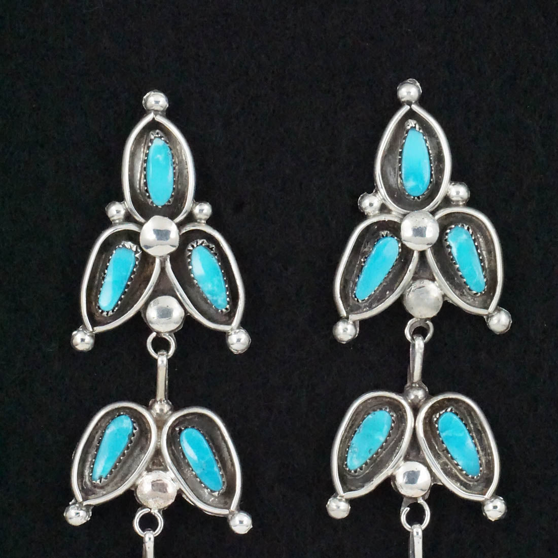 Viola Bobelu Turquoise & Sterling Silver Earrings