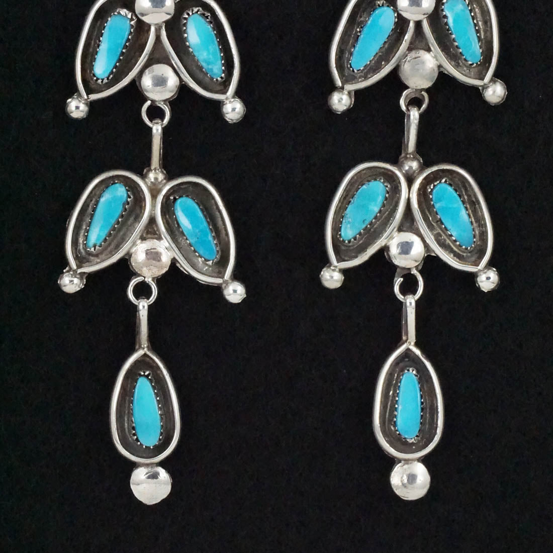 Viola Bobelu Turquoise & Sterling Silver Earrings