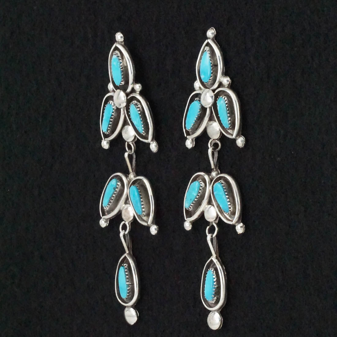 Viola Bobelu Turquoise & Sterling Silver Earrings