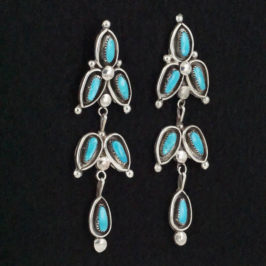 Viola Bobelu Turquoise & Sterling Silver Earrings