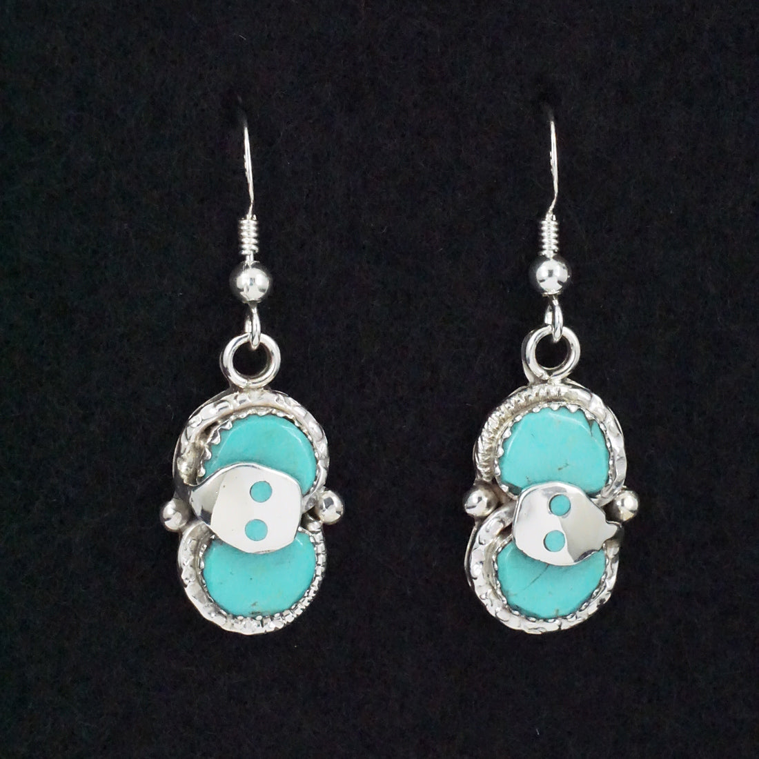 Joy Calavaza Turquoise & Sterling Silver Earrings