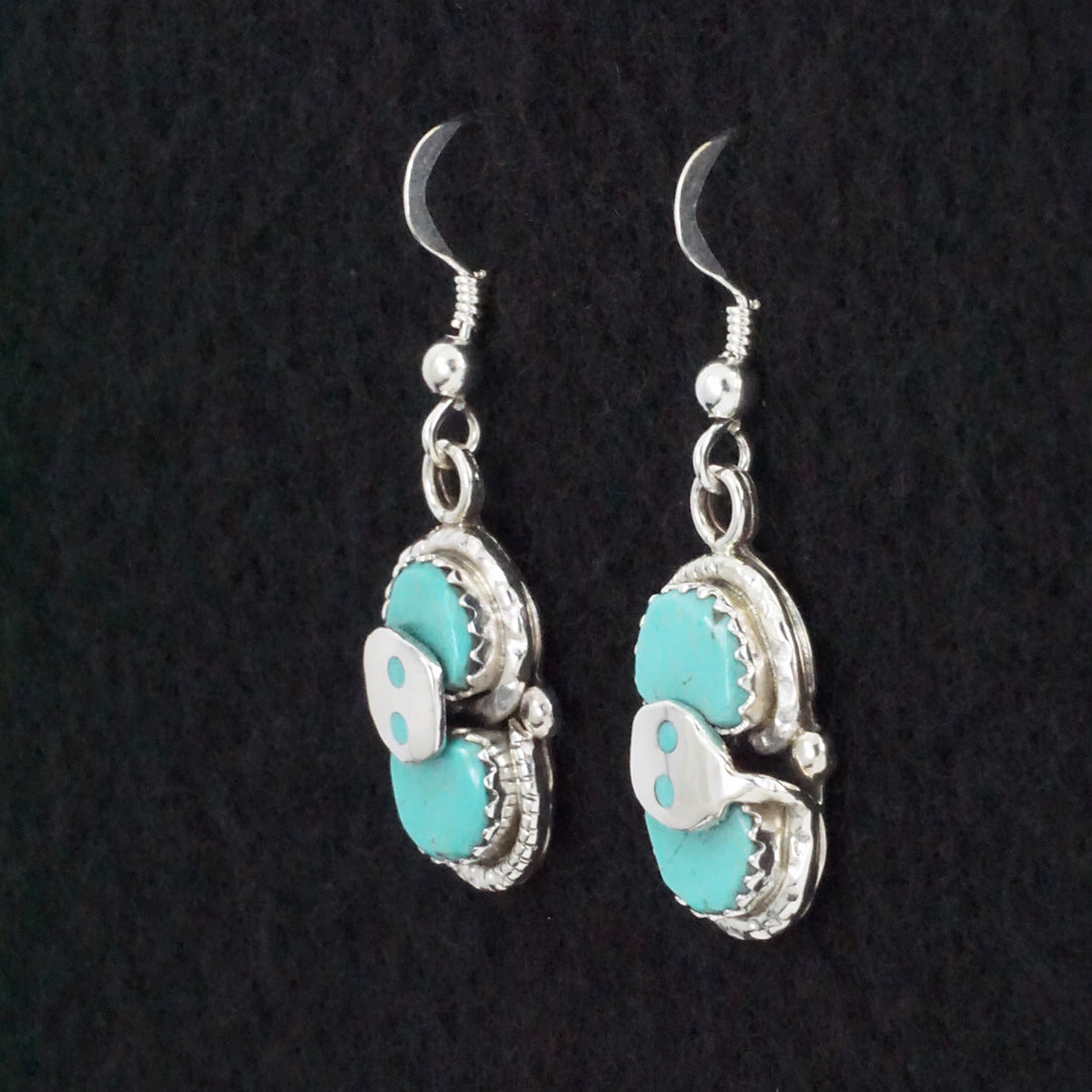 Joy Calavaza Turquoise & Sterling Silver Earrings