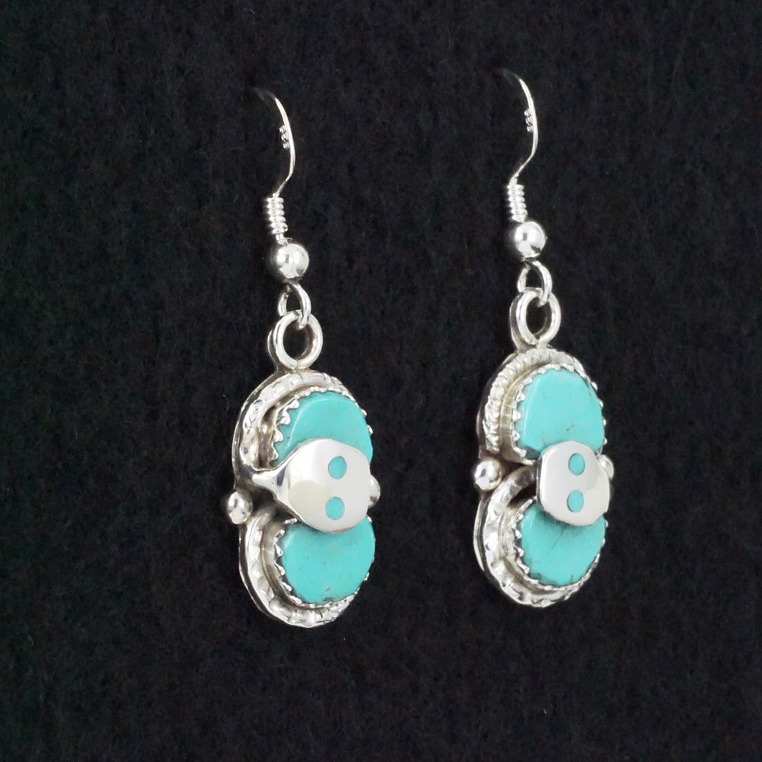 Joy Calavaza Turquoise & Sterling Silver Earrings